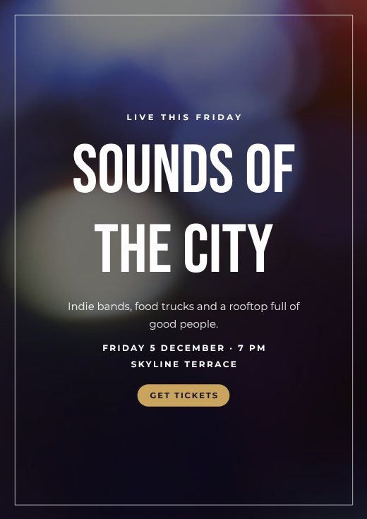 Music Night Event Poster