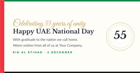 National Day Corporate Greeting template
