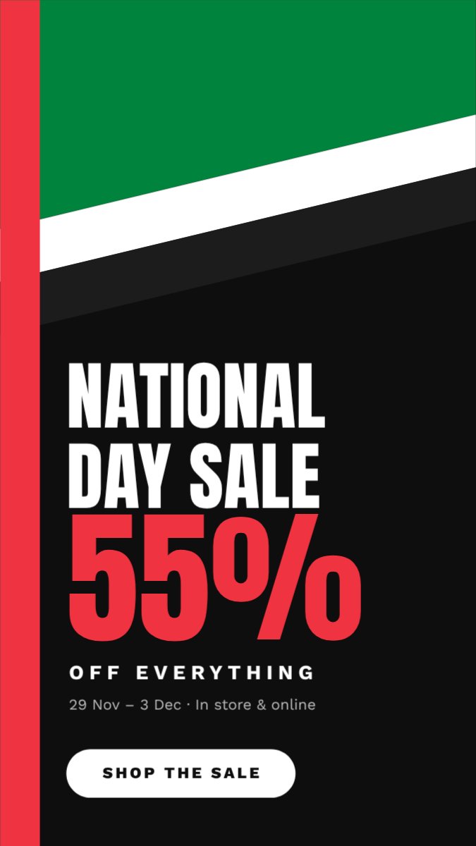 National Day Sale Story — editable festivals template