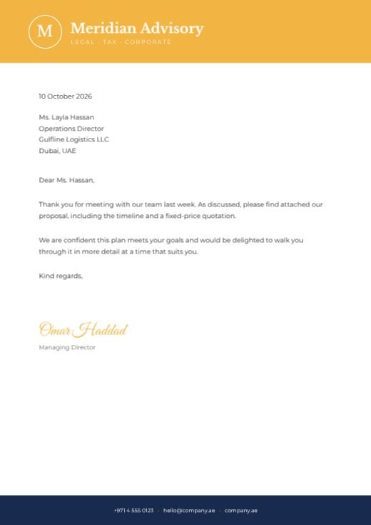Navy Band Corporate Letterhead template