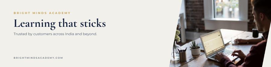 Navy Bright Minds Academy LinkedIn Banner — editable marketing template