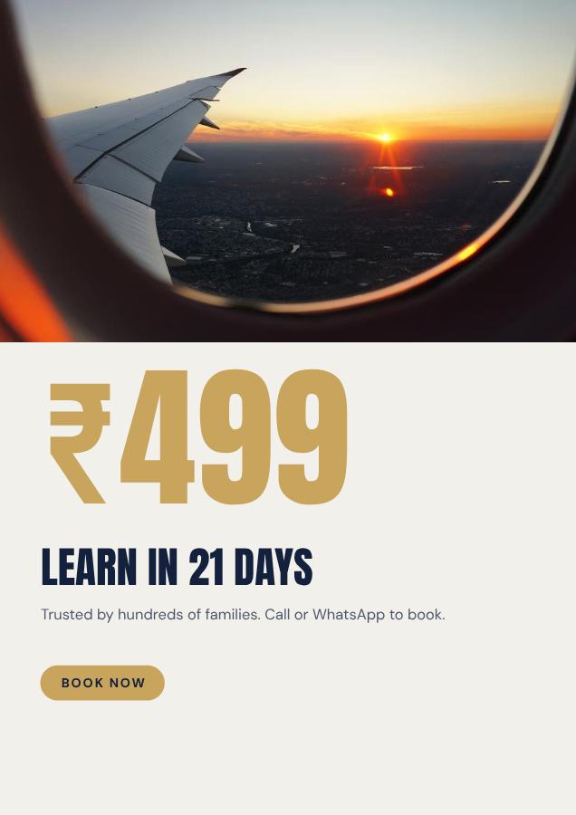 Navy Learn in 21 days Driving school Flyer Offer — editable business template