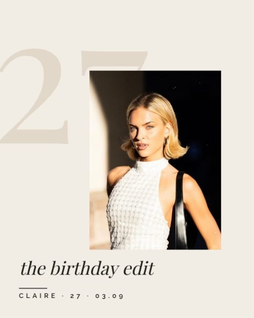 Neo Minimal Big Number Birthday Photo template