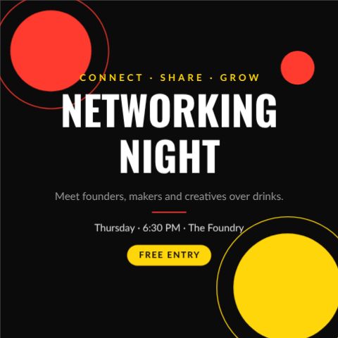 Networking Night Mixer template