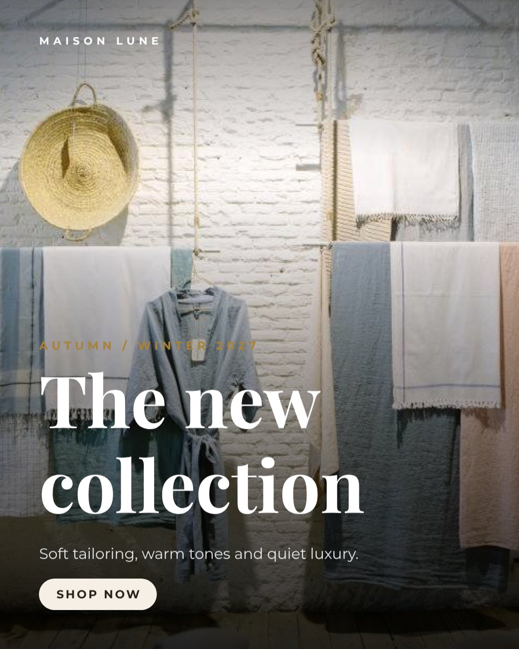 New Collection Fashion Post — editable marketing template