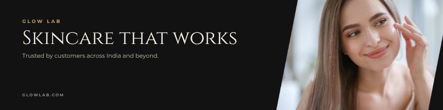 Noir Glow Lab LinkedIn Banner — editable marketing template