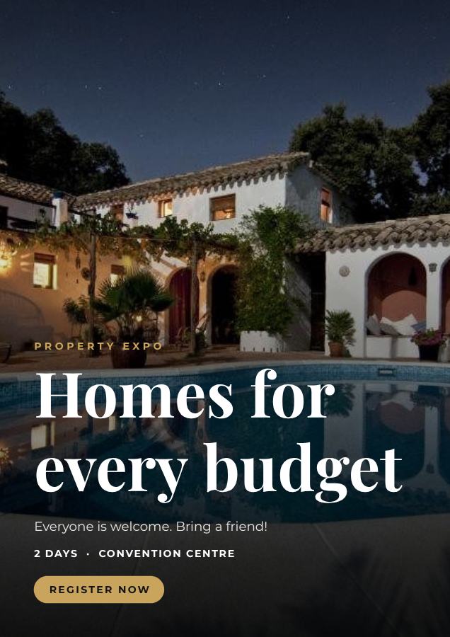 Noir Homes for every budget Poster — editable marketing template