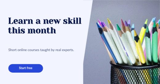 Online course Facebook Banner template