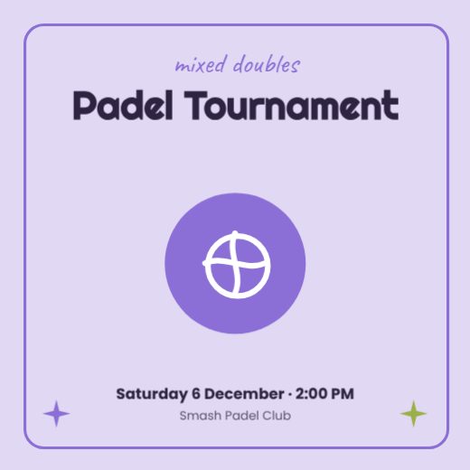 Padel Tournament Sports Post template