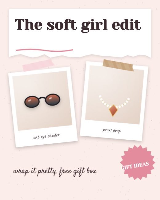 Pastel Scrapbook Beauty Edit template