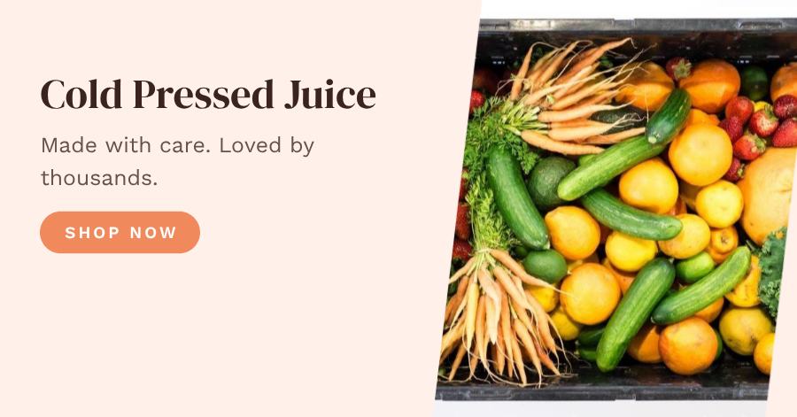 Peach Cold Pressed Juice Product Ad — editable marketing template