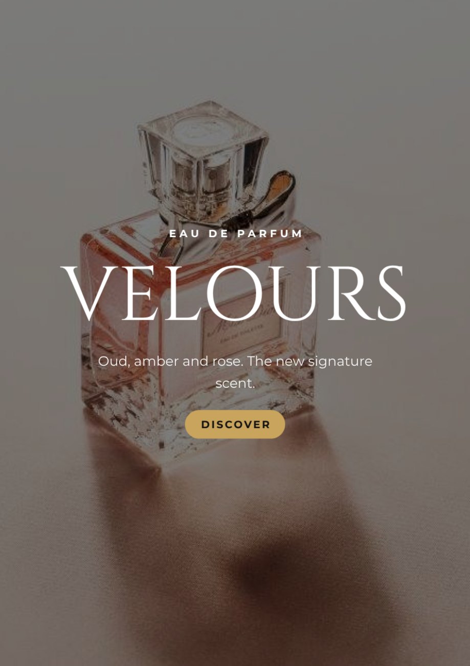 Perfume Luxury Ad — editable marketing template