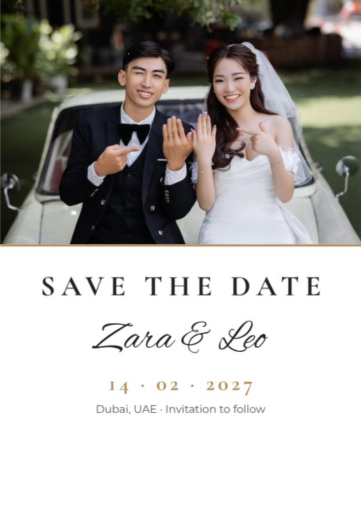 Photo Story Save the Date