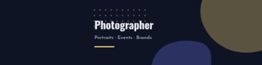 Photographer LinkedIn Banner