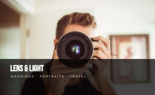 Photographer Photo Card — free business card template