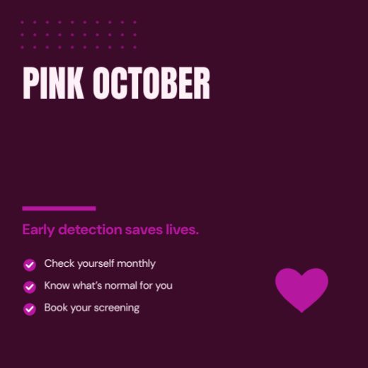 Pink October Awareness Post template