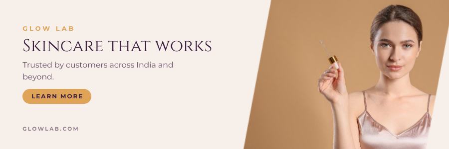 Plum Glow Lab Billboard — editable marketing template