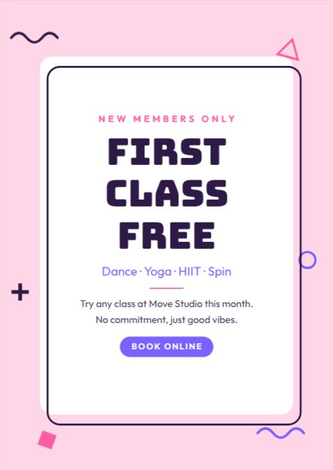 Promotional Flyer Pop template