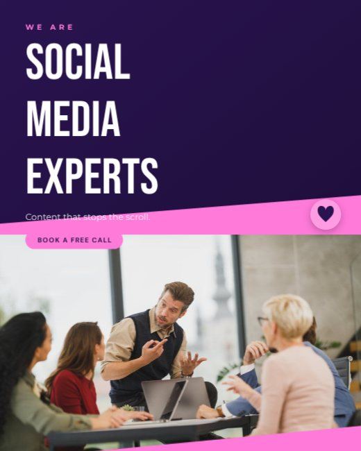 Purple Social Media Agency Post