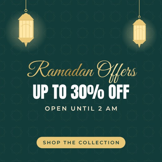 Ramadan Sale Promo Post — free Eid & Ramadan design template