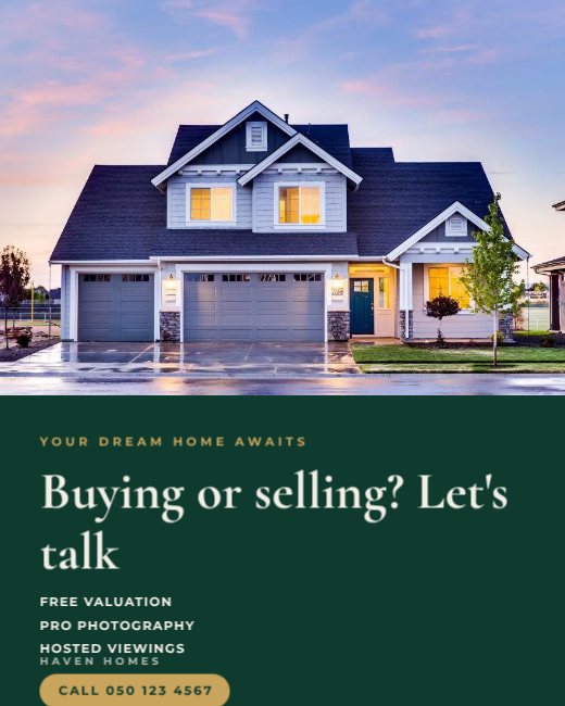 Real Estate Agent Business Post