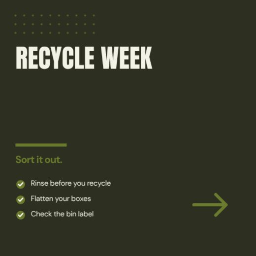 Recycle Week Awareness Post template