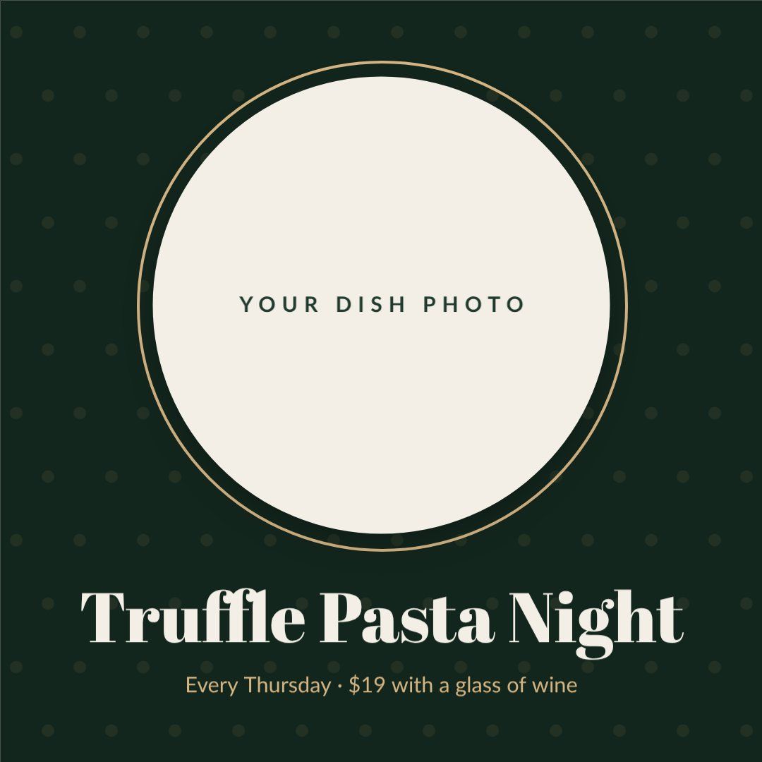 Restaurant Special Post — editable social media template