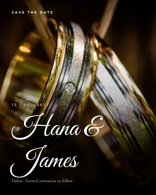 Rings Save the Date Post