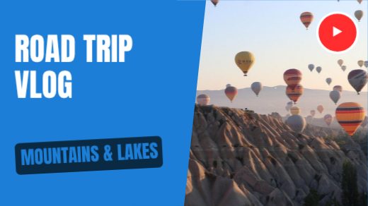 Road Trip Vlog YouTube Thumbnail template