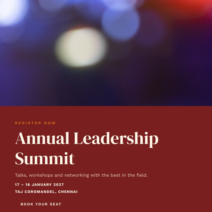 Saffron Annual Leadership Summit Post — editable events template