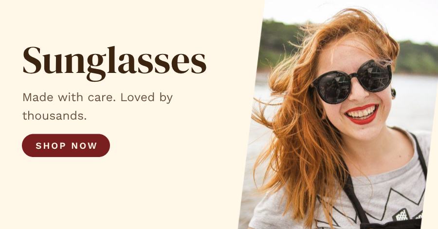 Saffron Sunglasses Product Ad — editable marketing template