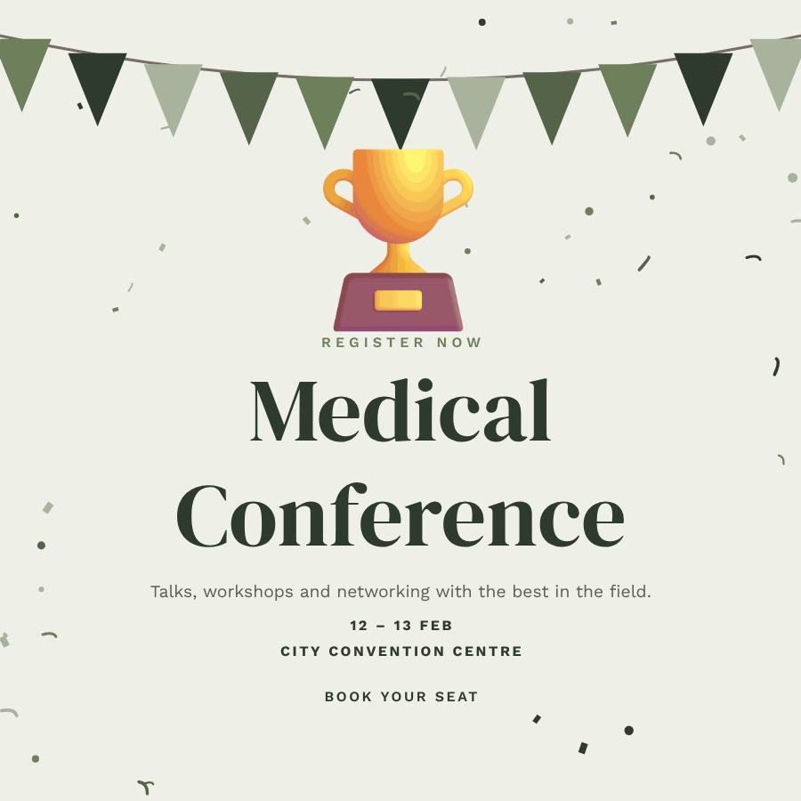 Sage Medical Conference Post — editable events template
