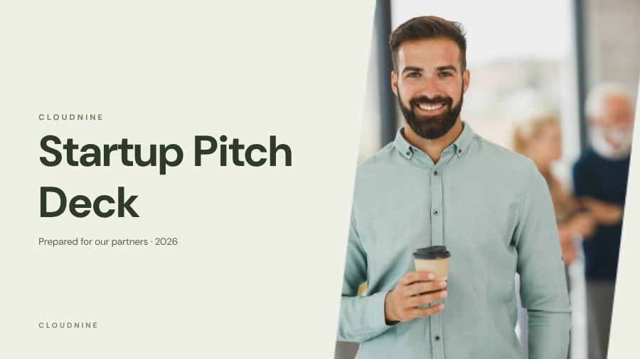 Sage Startup Pitch Deck Presentation Classic — editable business template