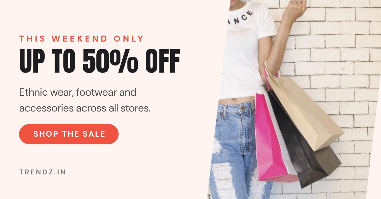 Sale Facebook Ad — editable marketing template