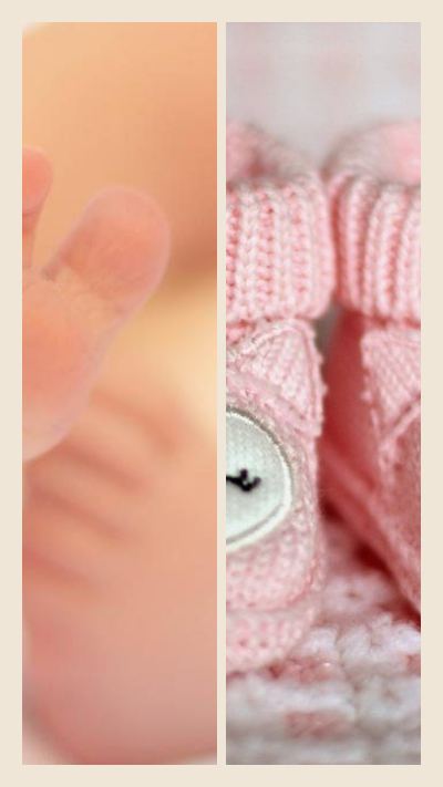 Sand Baby's first year 2 Photo Collage template