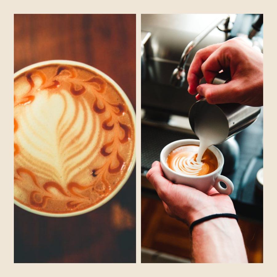 Sand Coffee mornings 2 Photo Collage — editable photo collage template