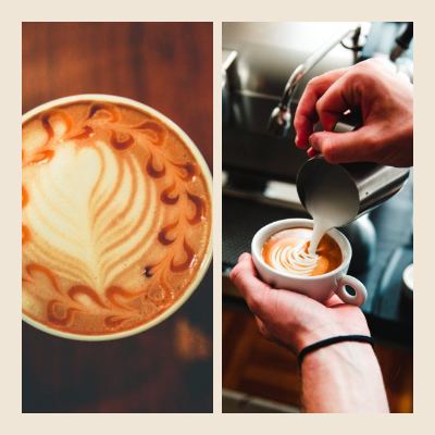 Sand Coffee mornings 2 Photo Collage template