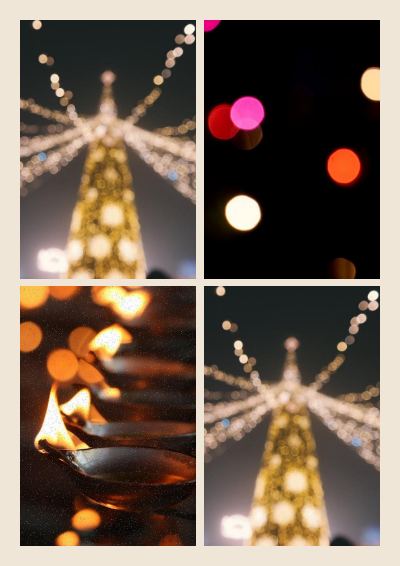Sand Festival nights 4 Photo Collage template