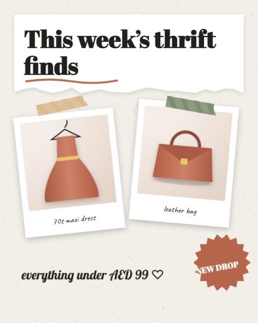 Scrapbook Thrift Haul Post template