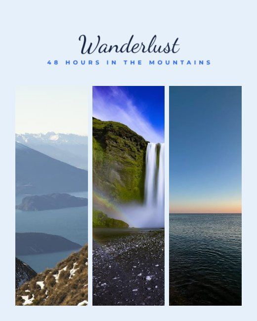 Sky Strips Travel Collage
