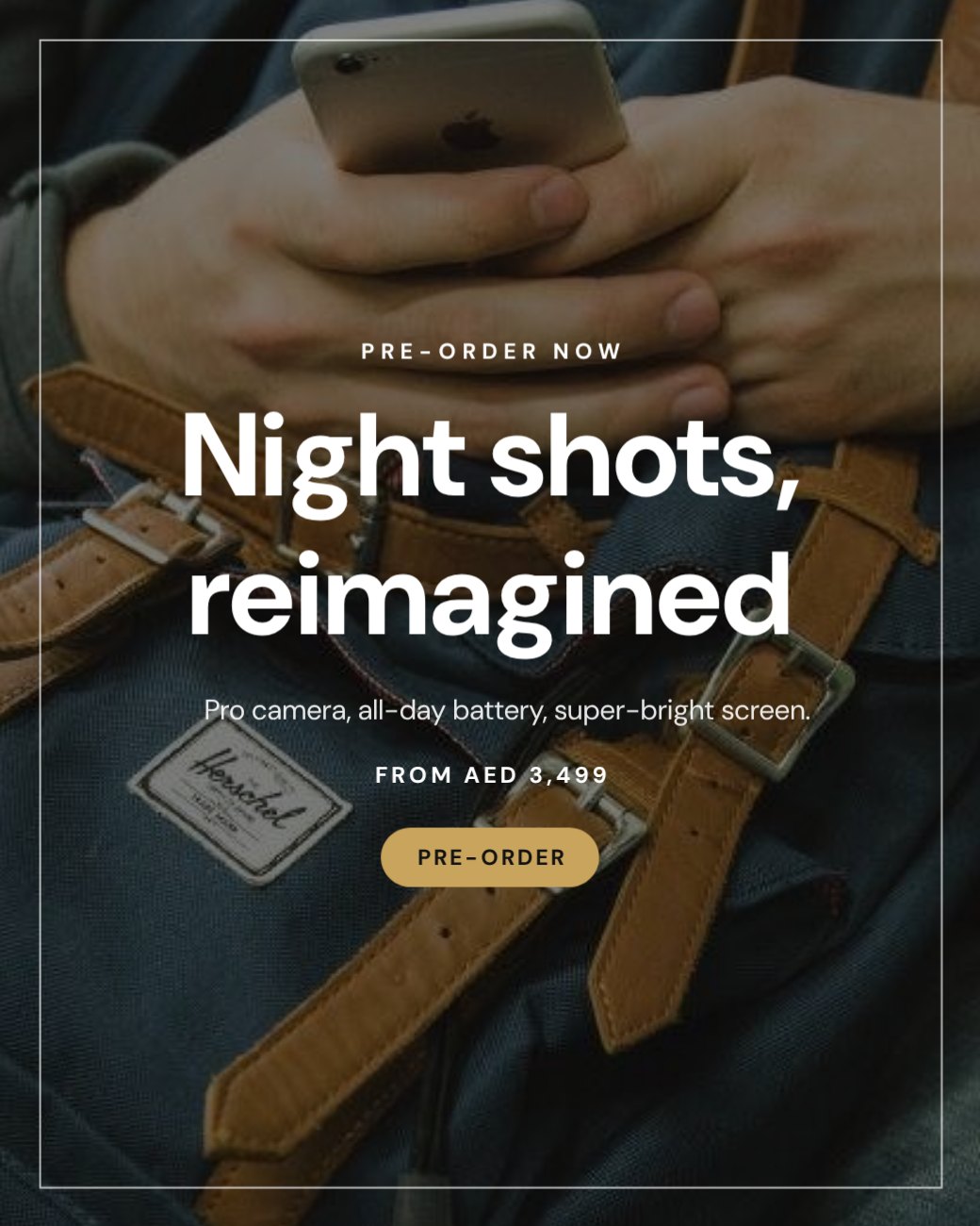 Smartphone Launch Ad — editable marketing template