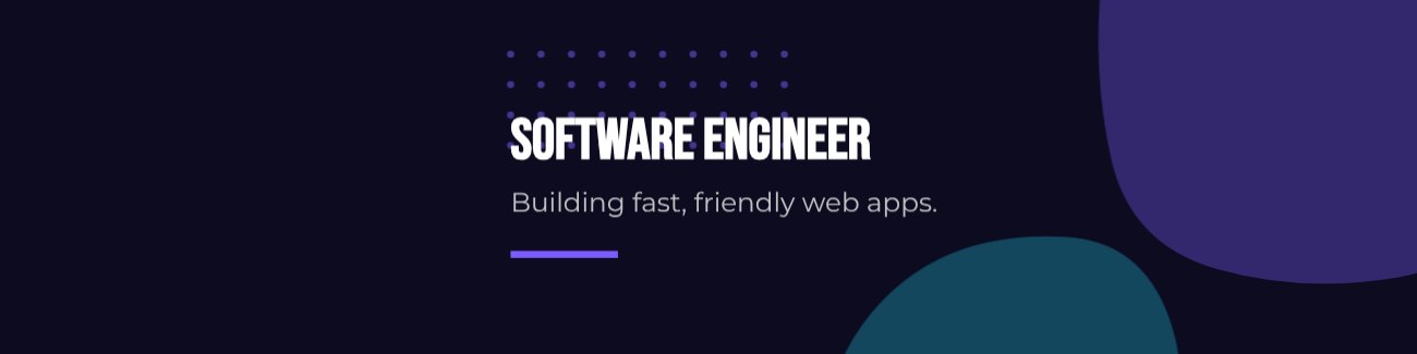 Software Engineer LinkedIn Banner — editable social media template