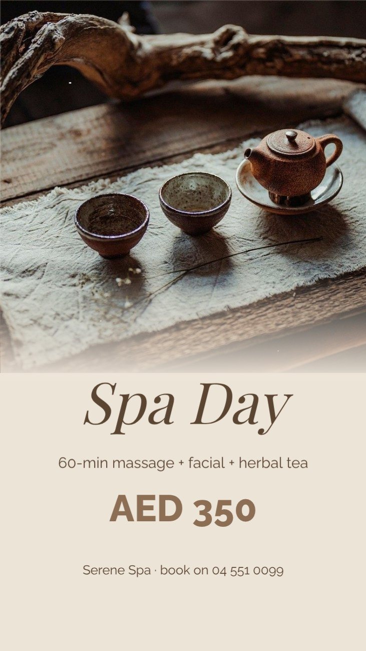 Spa Day Relaxation Offer Story — editable marketing template