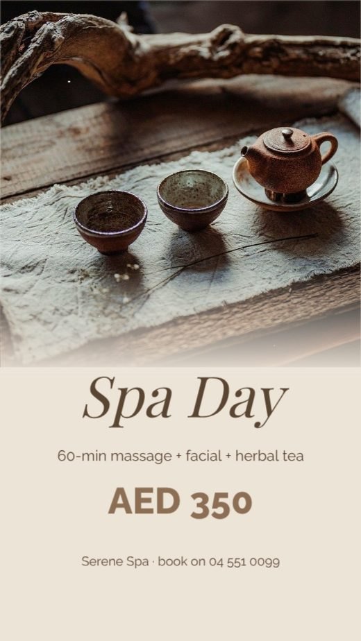 Spa Day Relaxation Offer Story template