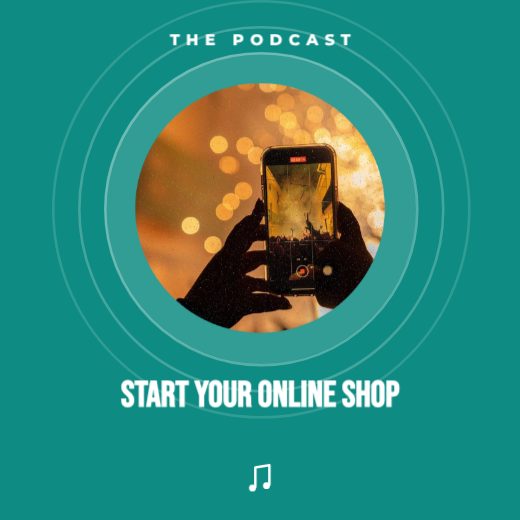 Start Your Online Shop Podcast Cover template