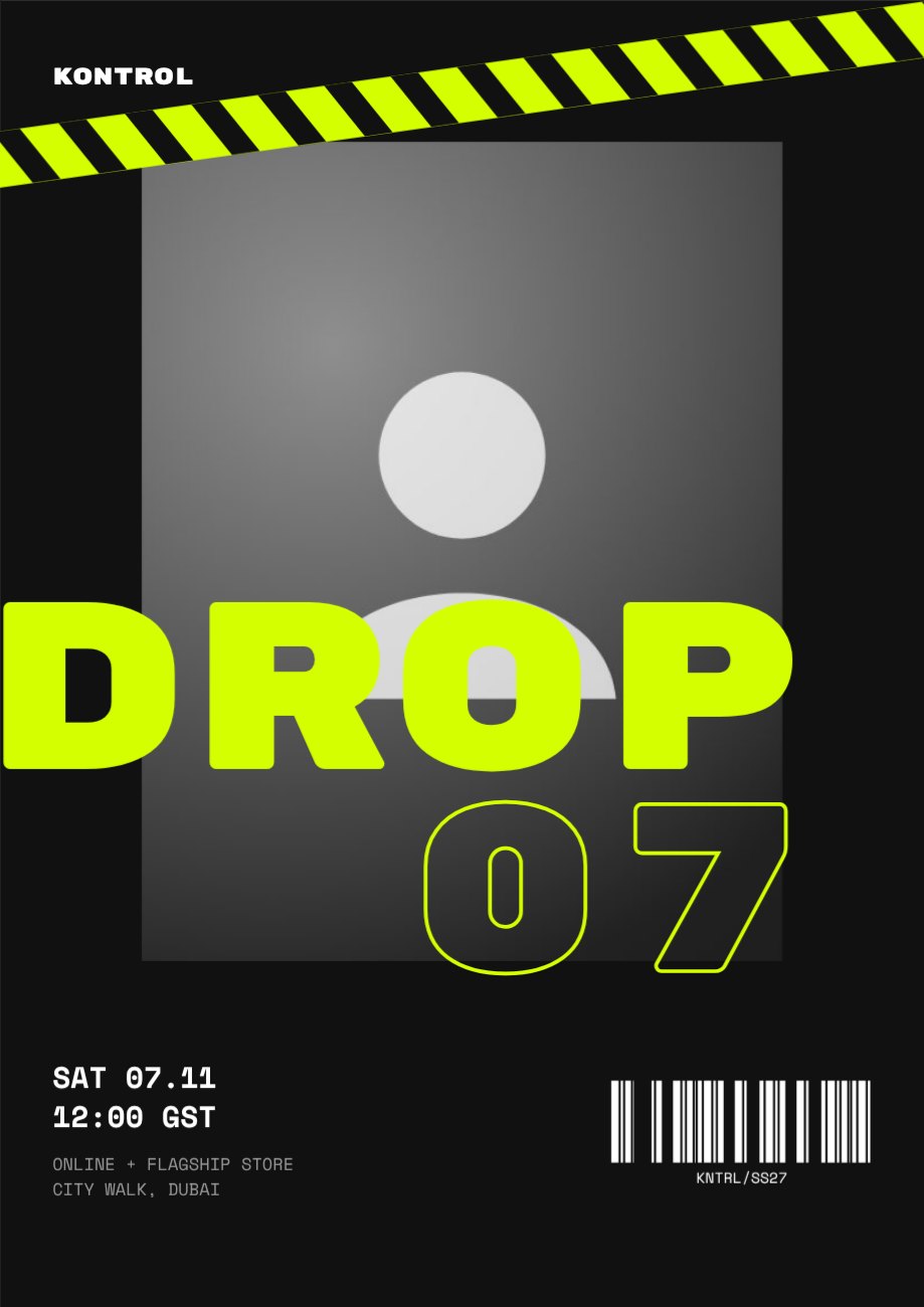 Streetwear Drop Poster — editable marketing template