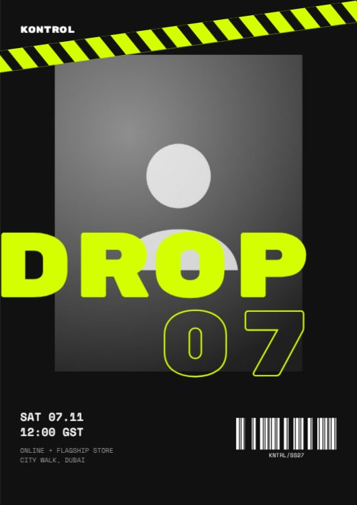 Streetwear Drop Poster template