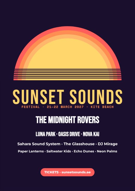Sunset Sounds Music Festival Poster — free poster template