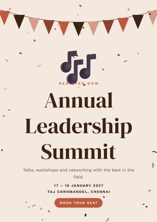 Terracotta Annual Leadership Summit Poster — editable events template