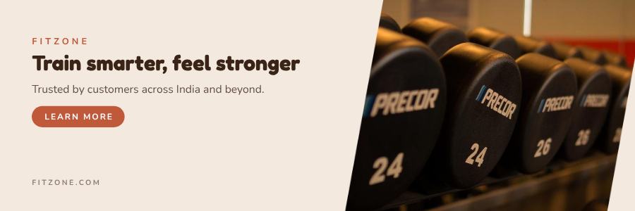 Terracotta FitZone Website Banner — editable marketing template